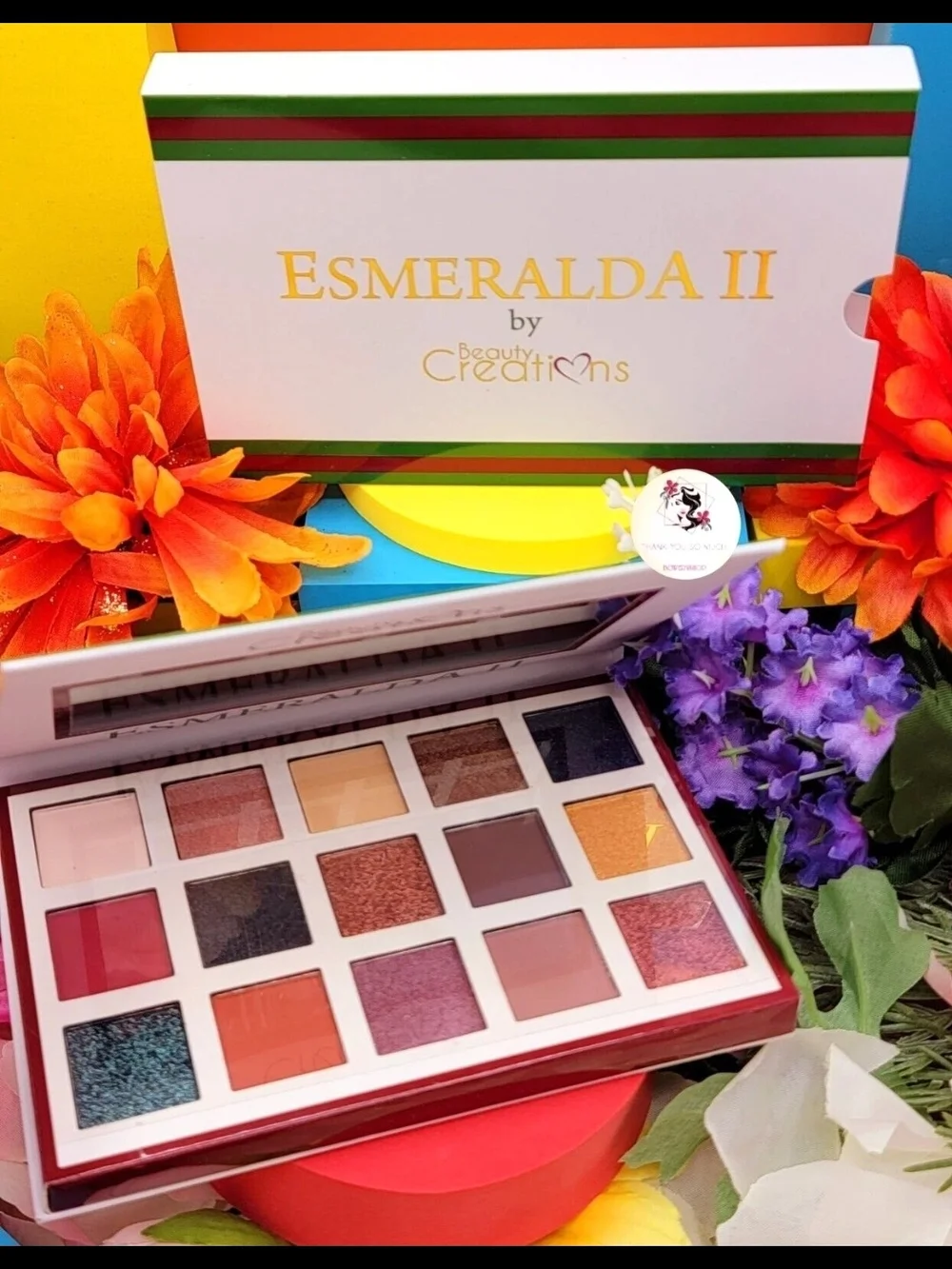 Esmeralda II Eyeshadow Palette by Beauty Creations - Multi-Color